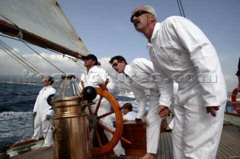 The classic yacht Eleanora during the Voiles de St Tropez 2004