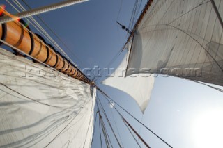 The classic yacht Eleanora during the Voiles de St Tropez 2004