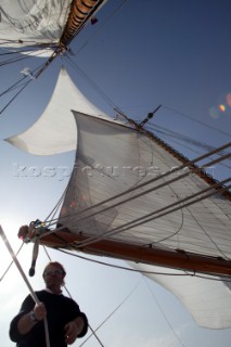 The classic yacht Eleanora during the Voiles de St Tropez 2004