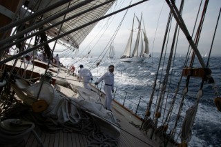 The classic yacht Eleanora during the Voiles de St Tropez 2004