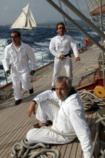 The classic yacht Eleanora during the Voiles de St Tropez 2004