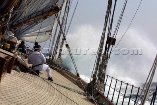 The classic yacht Eleanora during the Voiles de St Tropez 2004