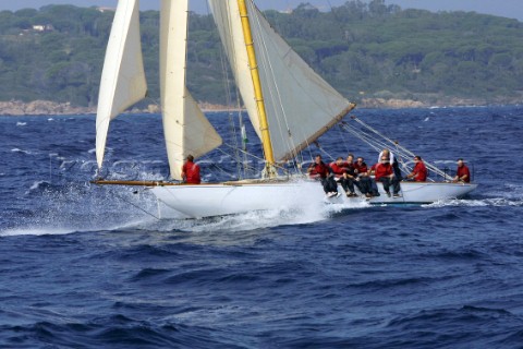 Classic yacht during the Voiles de St Tropez 2004