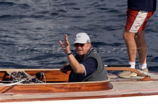 Saint Tropez (FRA) . Sunday 10th to Saturday 16th October 2004. Dragon 75th Anniversary Regatta. King Costantine (Grecia)