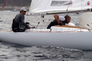 Saint Tropez (FRA) . Sunday 10th to Saturday 16th October 2004. Dragon 75th Anniversary Regatta. Russell Coutts