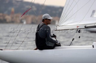 Saint Tropez (FRA) . Sunday 10th to Saturday 16th October 2004. Dragon 75th Anniversary Regatta. Russell Coutts