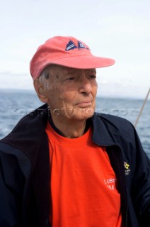 Porto Santo Stefano - Italy 18th October 2004Olin Stephens on board of VIM 12mtNot Germany