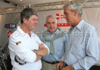 Valencia - 1510 2004 Louis Vuitton Cup ACT 2&3LOUIS VUITTON  President Yves Carcelle , YACH CLUB ITALIANO©Carlo Croce with MARCO TRONCHETTI PROVERAPhoto:©Carlo Borlenghi /