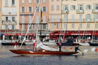 75th Dragon Anniversary Regatta 2004 in St Tropez was attended by 270 keelboats. Dragons competed from all over Europe.