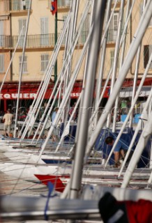 75th Anniversary Regatta of the Dragon Class 2004 - dockside St Tropez.