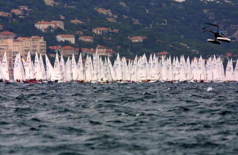 75th Dragon Anniversary Regatta 2004 in St Tropez was attended by 270 keelboats Dragons competed fro