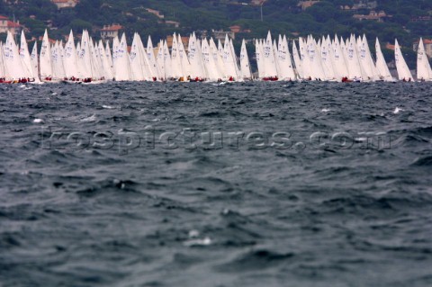 75th Dragon Anniversary Regatta 2004 in St Tropez was attended by 270 keelboats Dragons competed fro