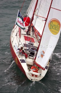 Vendée Globe 2004 - Les Sables dOlonne - Départ - Benefic (Karen Leibovici)