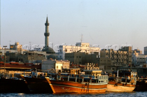 View over harbour Dubai  United Arab Emirates