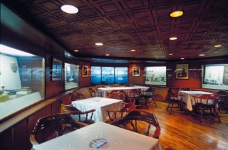 Interior of tall ship Gloria