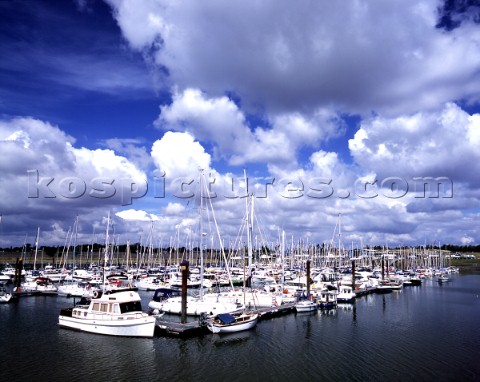 Marina at Burnham Yacht Basin River Crouch Essex