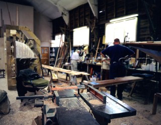 Boatyard workshop, Hythe Quay, River Blackwater, Essex