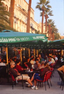 Cafe scene, Split, Croatia