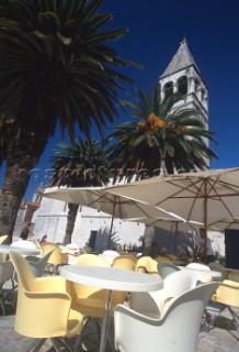 Cafe scene at Trogir, Croatia