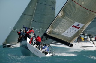 TP52 yachts racing at Key West Race Week 2005