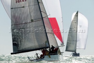 TP52 yachts racing at Key West Race Week 2005