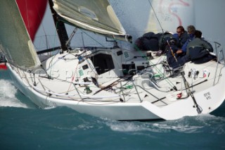 Farr 40 Morning Glory owned by German businessman Hasso Plattner of SAP during Key West Race Week 2005 with Russell Coutts as tactician