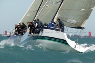 Farr 40 Mean Machine and Morning Glory racing at Key West Race Week 2005