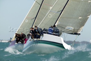 Farr 40 Mean Machine and Morning Glory racing at Key West Race Week 2005