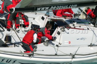 Farr 40 Pegasus racing at Key West Race Week 2005