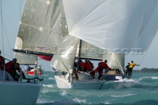 Farr 40 fleet racing at Key West Race Week 2005