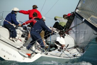 Farr 40 Wild Thing racing at Key West Race Week 2005