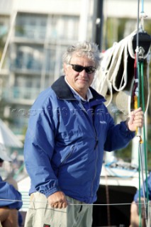 Farr 40 Morning Glory owned by Hasso Plattner of SAP and with tactician Russell Coutts during Key West Race Week 2005