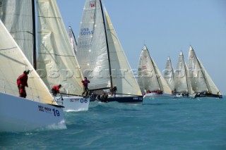 Startline at Key West Race Week 2005