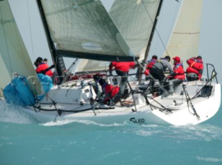 Farr 40 cross tacking Key West Race Week 2005