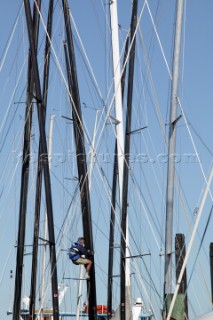 Carbon fibre masts in Key West Race Week 2005