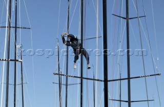 Carbon fibre masts in Key West Race Week 2005