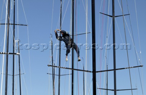 Carbon fibre masts in Key West Race Week 2005