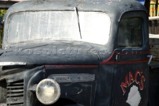 Old car wreck, Key West, Florida, USA