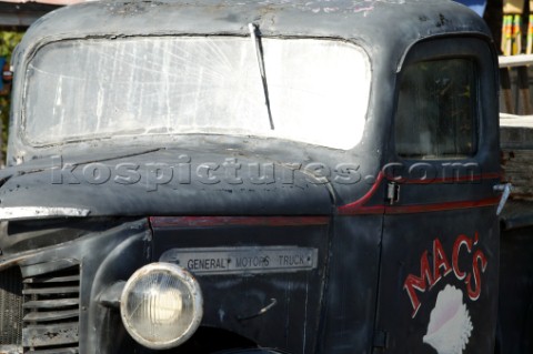 Old car wreck Key West Florida USA