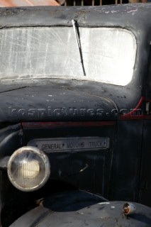 Old car wreck, Key West, Florida, USA