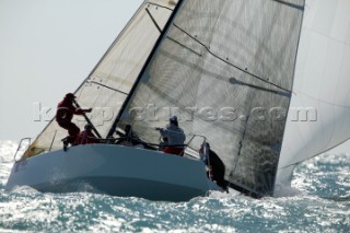 Mumm 30 broaching during Key West Race Week 2005