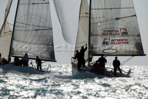 Mumm 30 take down during Key West Race Week 2005