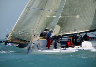 Farr 40 leeward mark Key West Race Week 2005