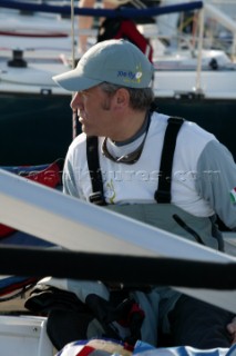 Italian crew of the Melges 24 Joe Fly leading their class during Key West Race Week 2005