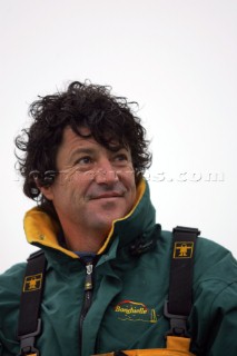 Jean le Cam on board Bonduelle finishes in 2nd place in the 2004/5 Vendee Globe with a time of 87 days 17 hours 20 minutes and 8 seconds