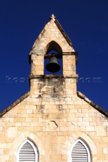 Side elevation of church in Caribbean