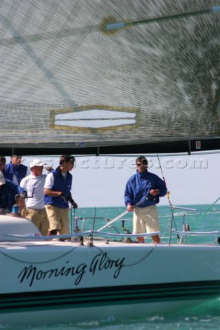 Russell Coutts tactician onboard Farr 40 Morning Glory in Key West Race Week 2005