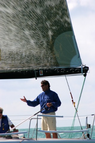 Russell Coutts tactician onboard Farr 40 Morning Glory in Key West Race Week 2005