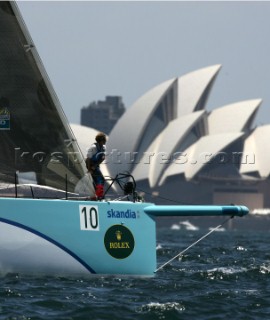 Sydney  26Dec. 2004. ROLEX SYDNEY HOBART 2004. SKANDIA.  Kos Picture Source