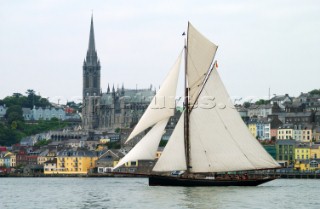 Marigold passes Cobh, Cork Week 2002